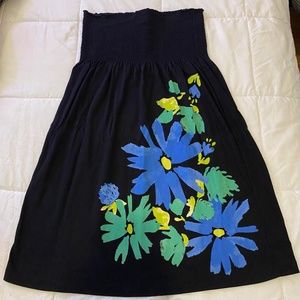 Short Black Strapless Dress